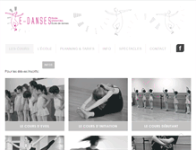 Tablet Screenshot of e-danses-marseille.com